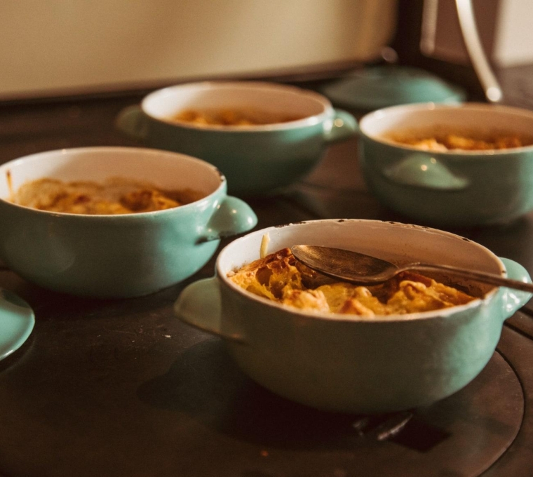 Soupe à l’oignon aux pommes